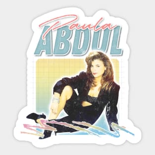 Paula Abdul / 80s Vintage Aesthetic Design Sticker